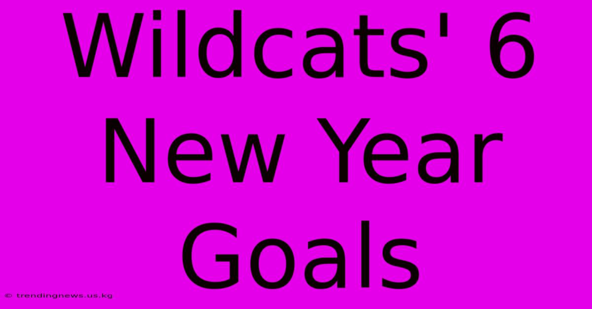 Wildcats' 6 New Year Goals